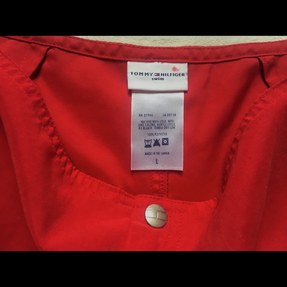 Tommy Hilfiger Red Swim Trunks - Picture 3 of 3